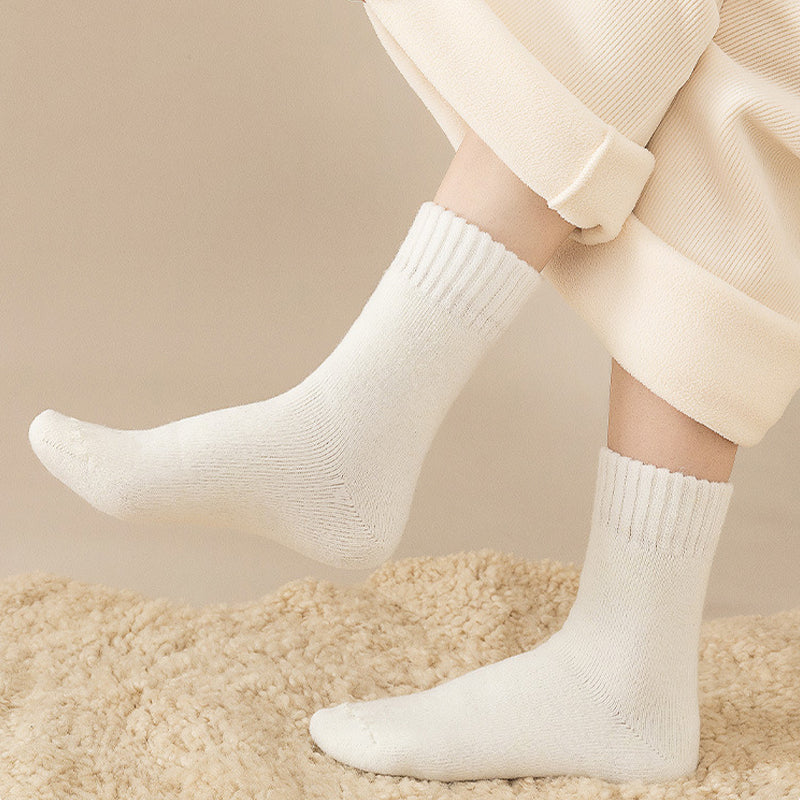 SnuggleStep™ Měkké fleecové ponožky pro hluboké zahřátí