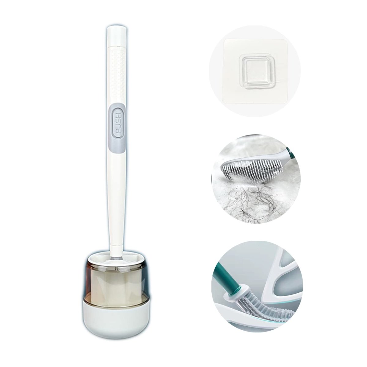 Soapy Brush™ Toaletní kartáč s dávkovačem mýdla