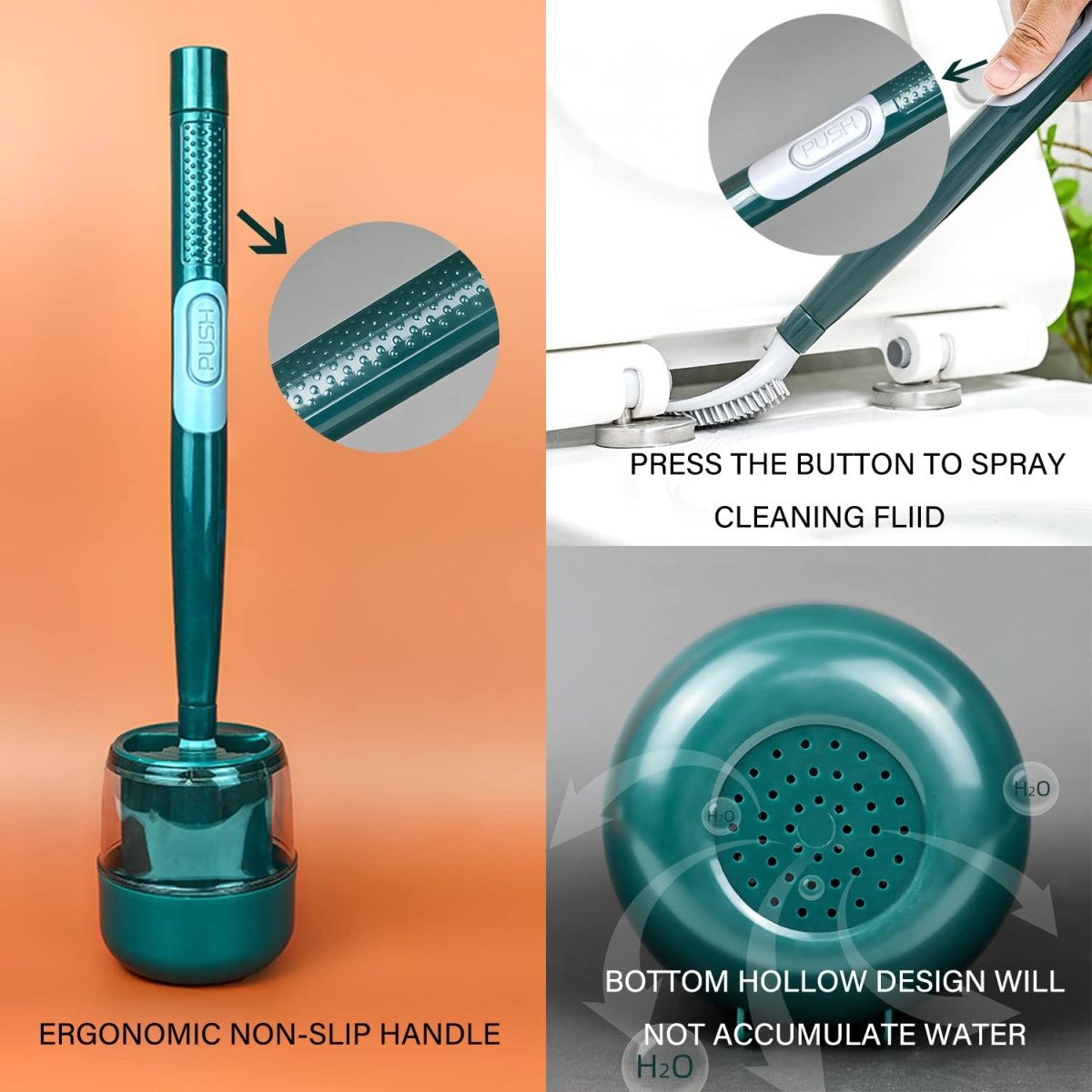 Soapy Brush™ Toaletní kartáč s dávkovačem mýdla