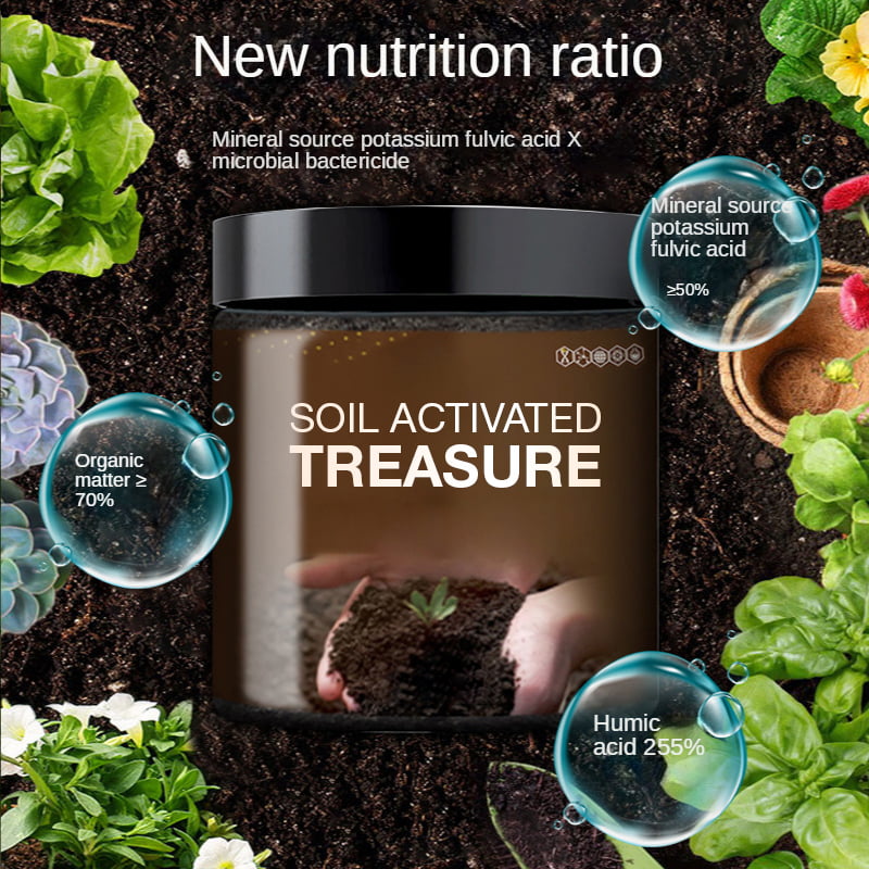 Soil Treasure™️ Komplexní regulace růstu a vývoje rostlin!