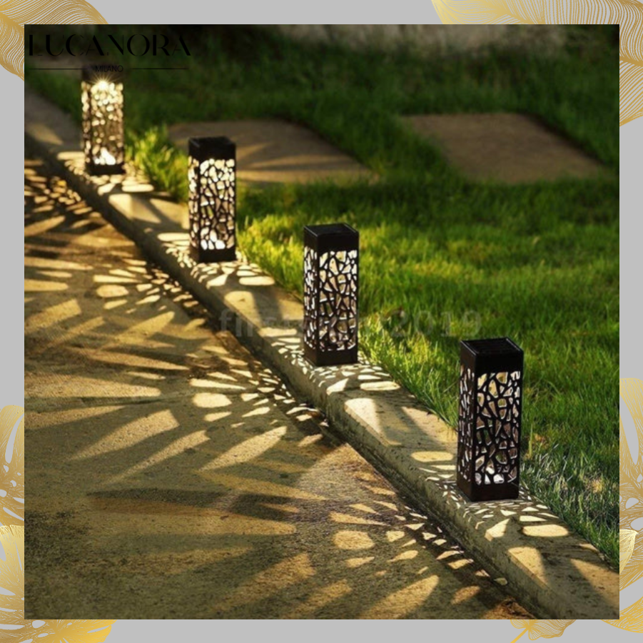 SolarBrite™ Vintage solární zahradní lampa