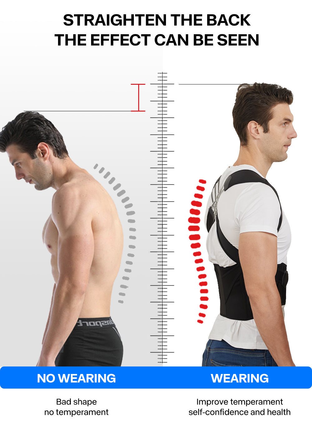 SpineFlex™ Nastavitelný pás pro korekci držení těla