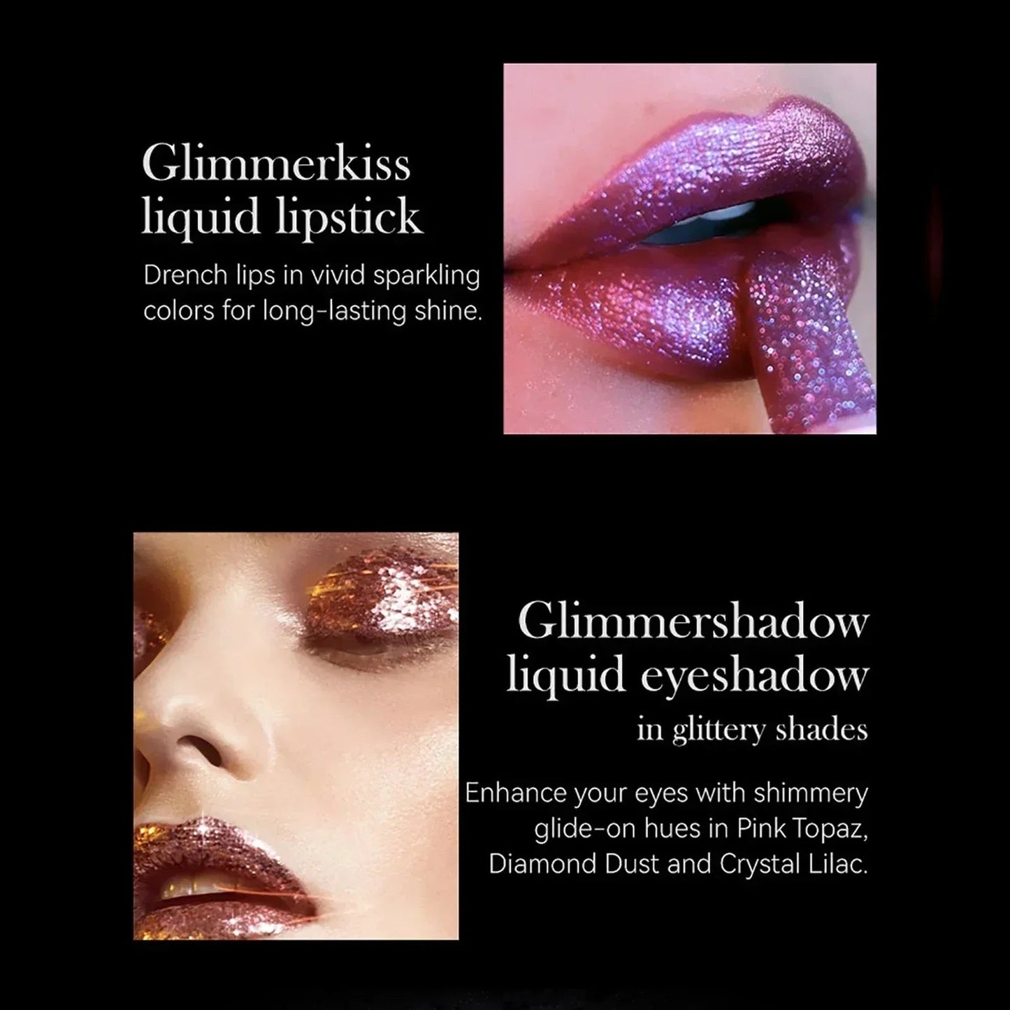 Strawery™️ Dlouhotrvající třpytivá rtěnka