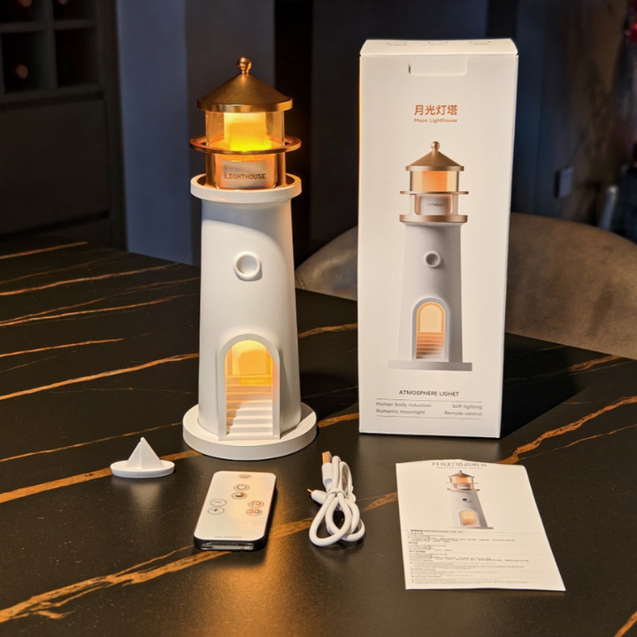 Lumenix™ Projekční lampa bluetooth s měsíčním majákem