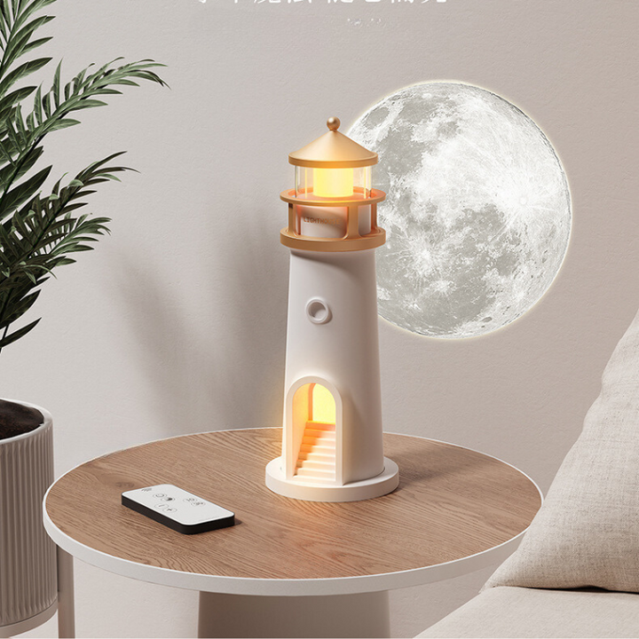 Lumenix™ Projekční lampa bluetooth s měsíčním majákem