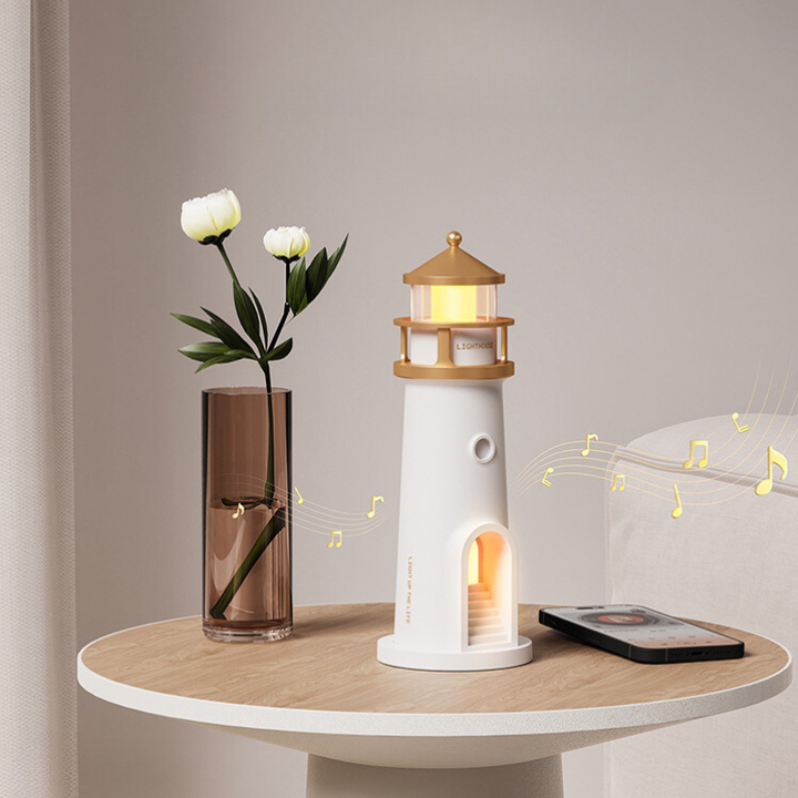 Lumenix™ Projekční lampa bluetooth s měsíčním majákem
