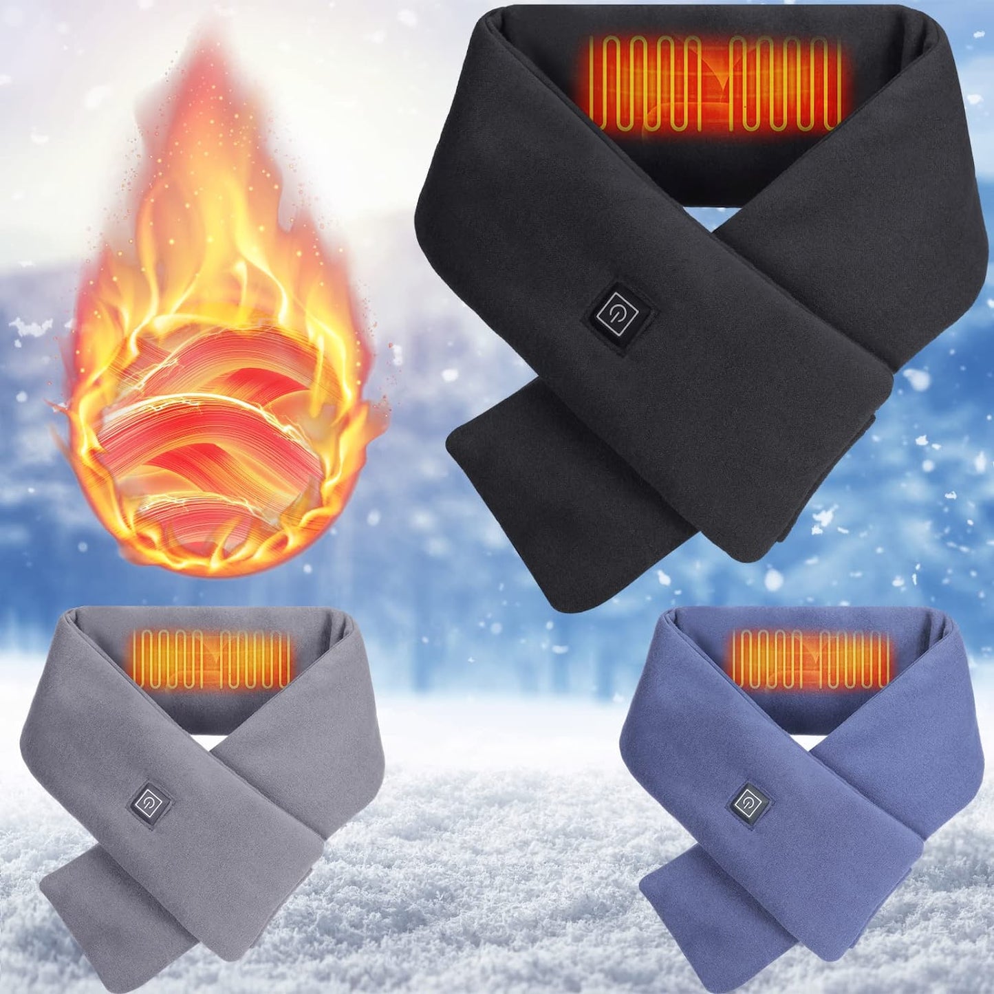 Thermo Tech™ Dobíjecí vyhřívaný šátek