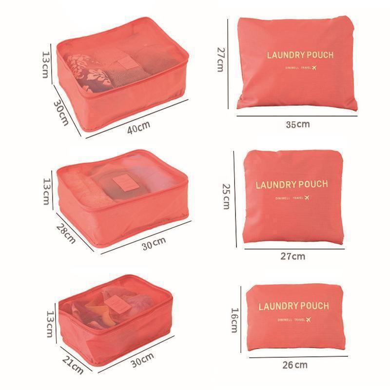 Tidy Kit™️ Sada organizérů na balení zavazadel (6 ks)