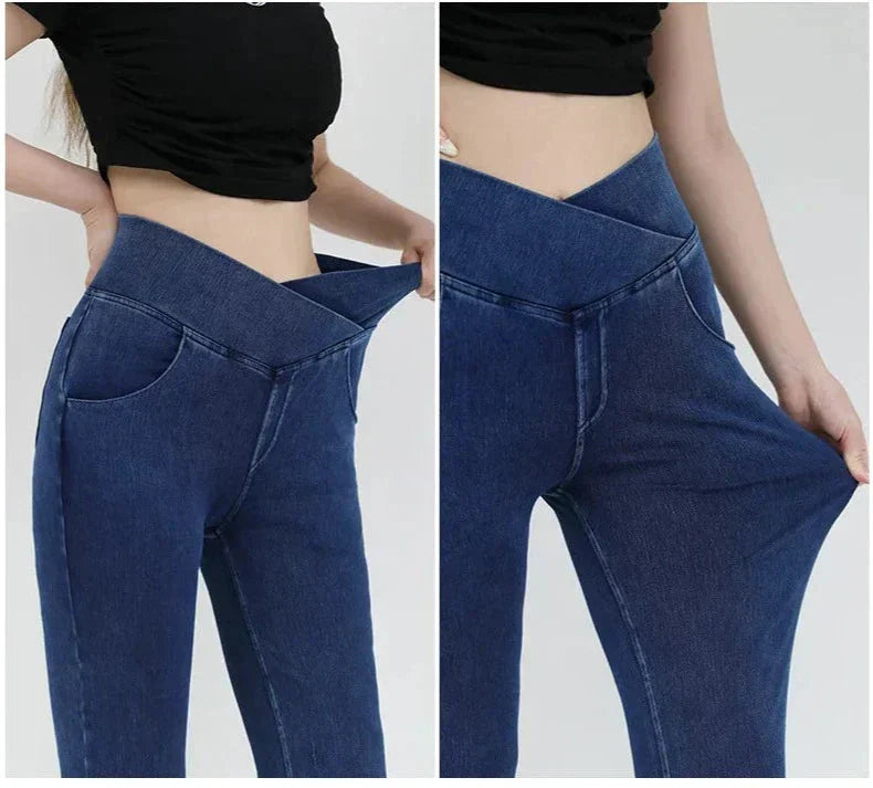 Tilde Caron+™ Strečové džínové legíny