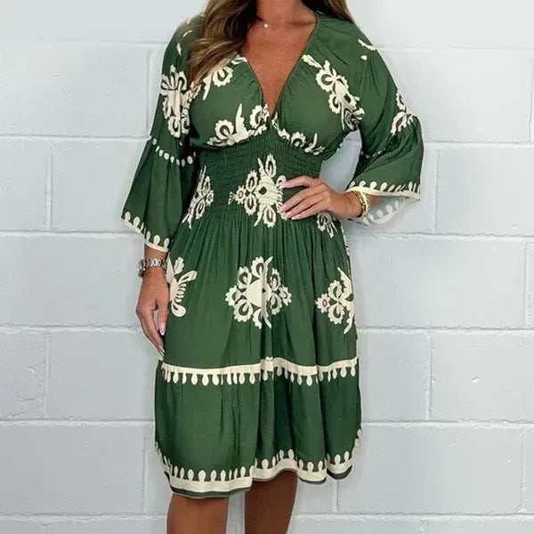 Ulfa Carboni™ Dámské Boho květinové šaty