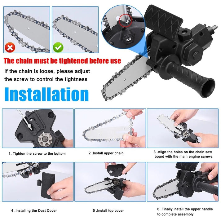 UltraDrill™ Adaptér vrtačky pro elektrickou řetězovou pilu