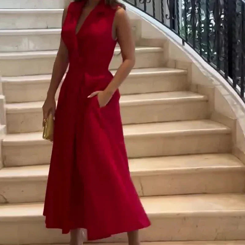 Vera Hines™ Ležérní šaty s výstřihem do V