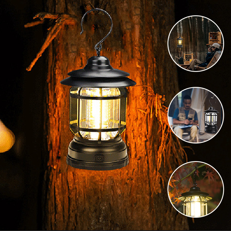 Vintage Lumina™ Přenosná retro chytrá lampa