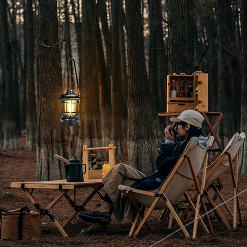 Vintage Lumina™ Přenosná retro chytrá lampa