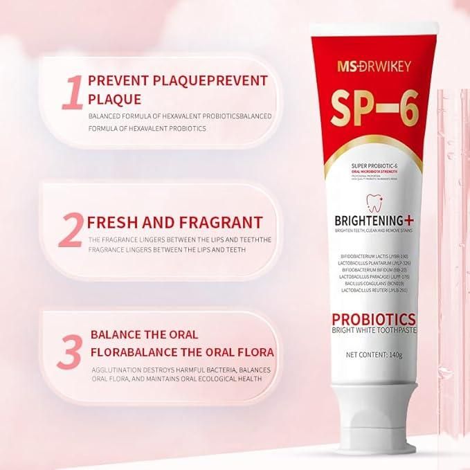 Vital Smile™ Zubní pasta Super Probiotic-6 se 6 probiotiky