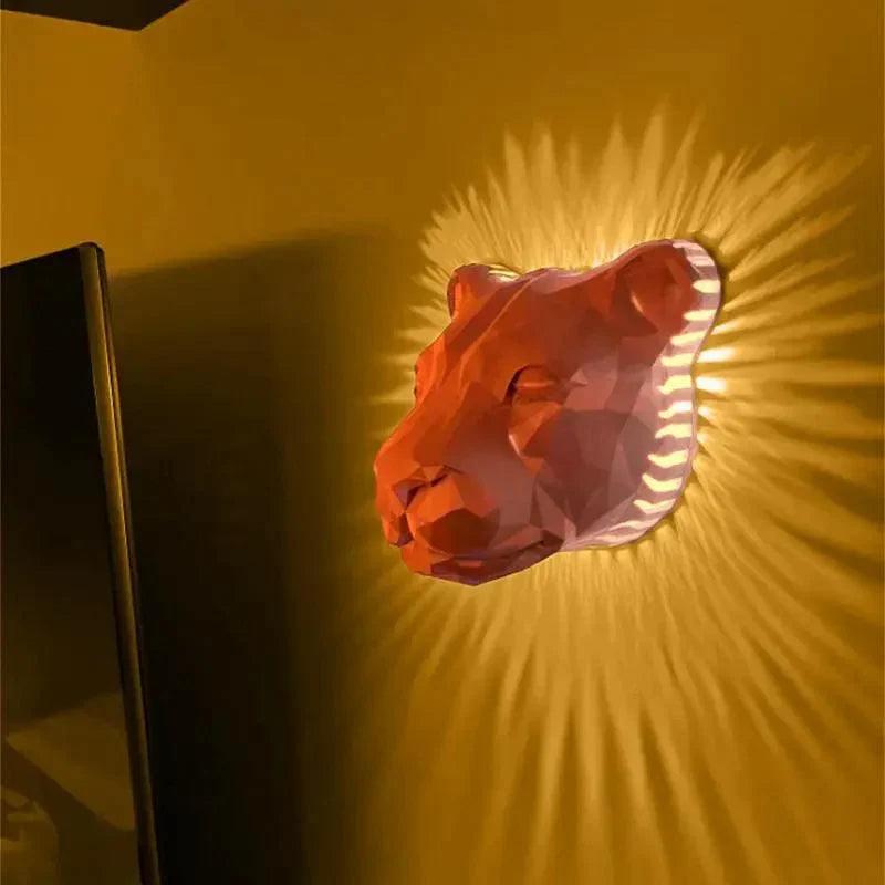 Wall Art™ 3D zvířata LED nástěnné světlo