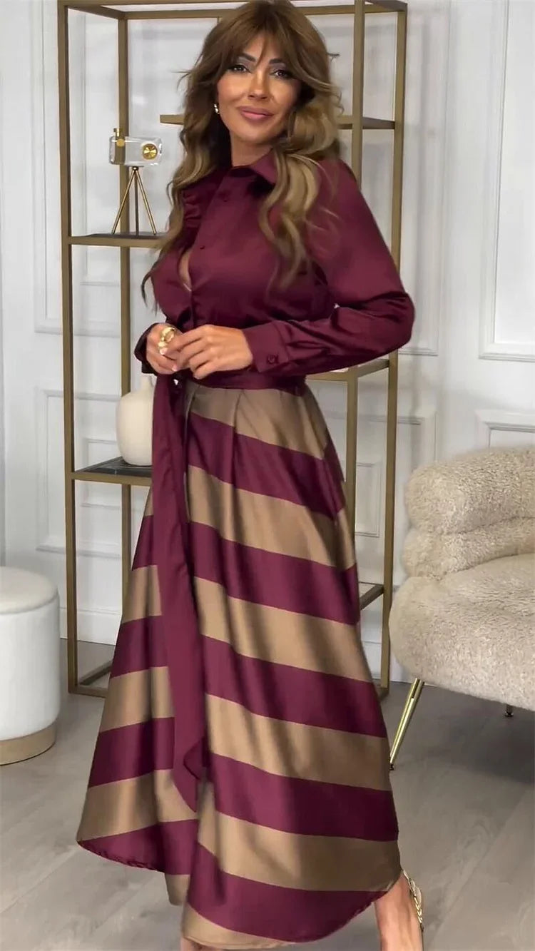 Wanda Cutino™ Elegantní dlouhé dámské šaty