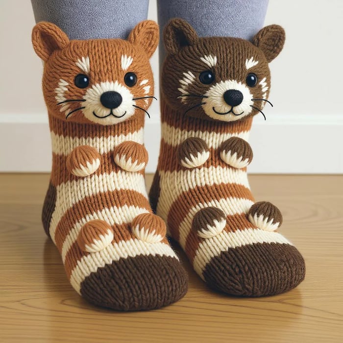 WarmPaws™ Zvířecí ponožky s roztomilým designem