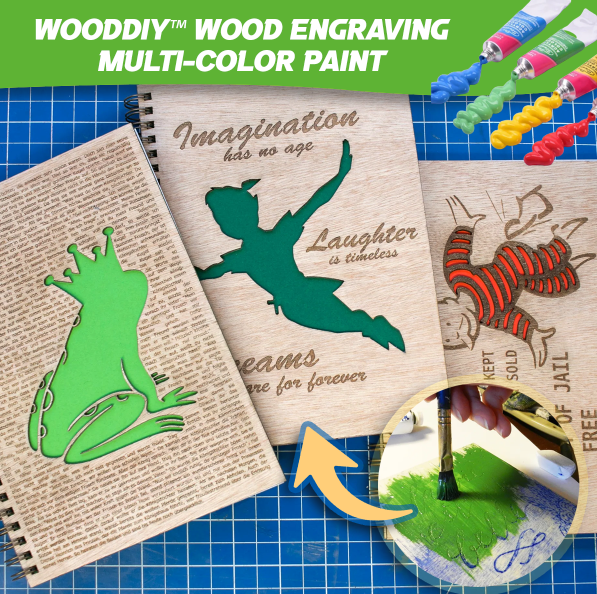 WoodDIY™ Barvy na malování oděvů a dřeva