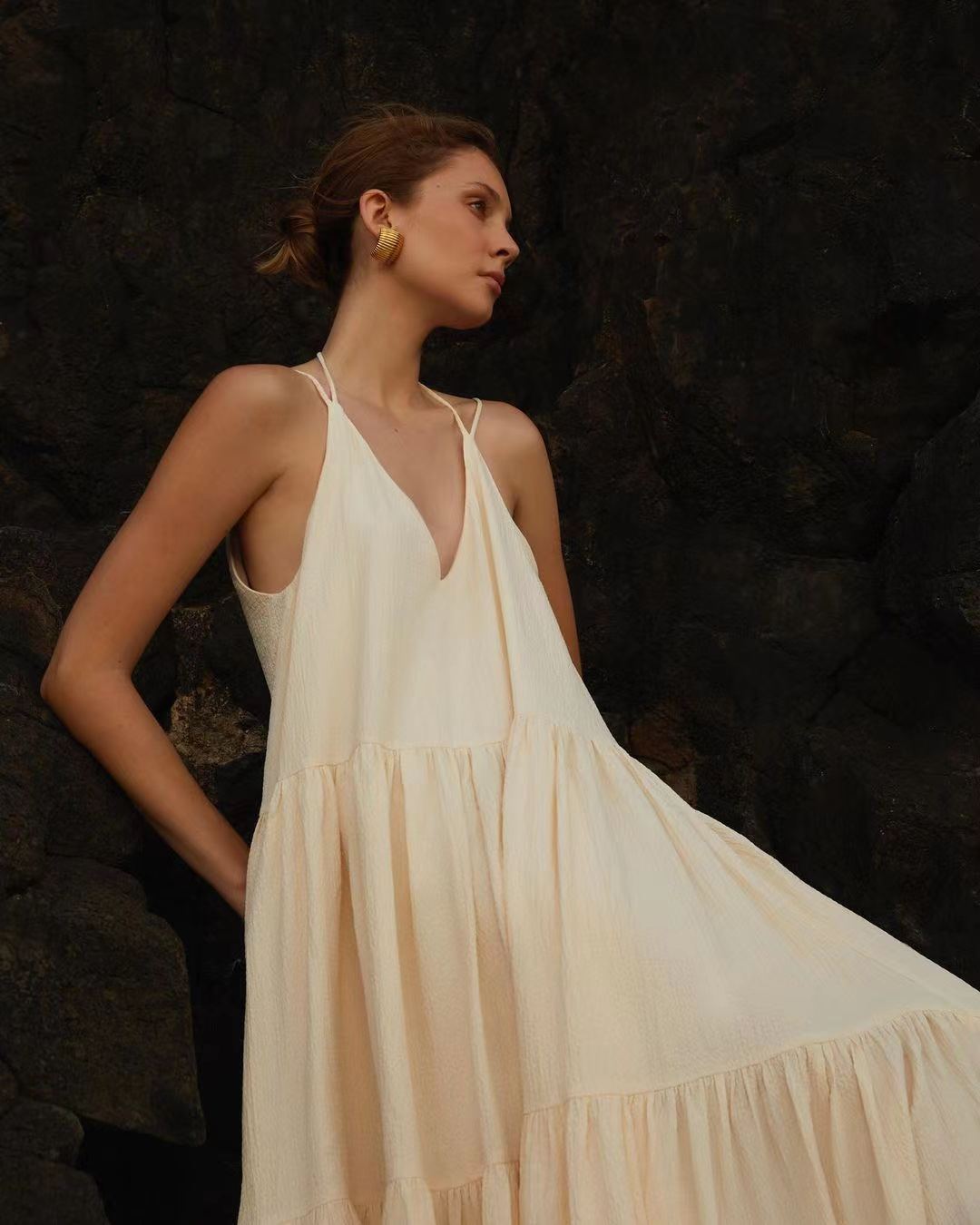 Zenobia Pinna™ Letní elegantní splývavé šaty