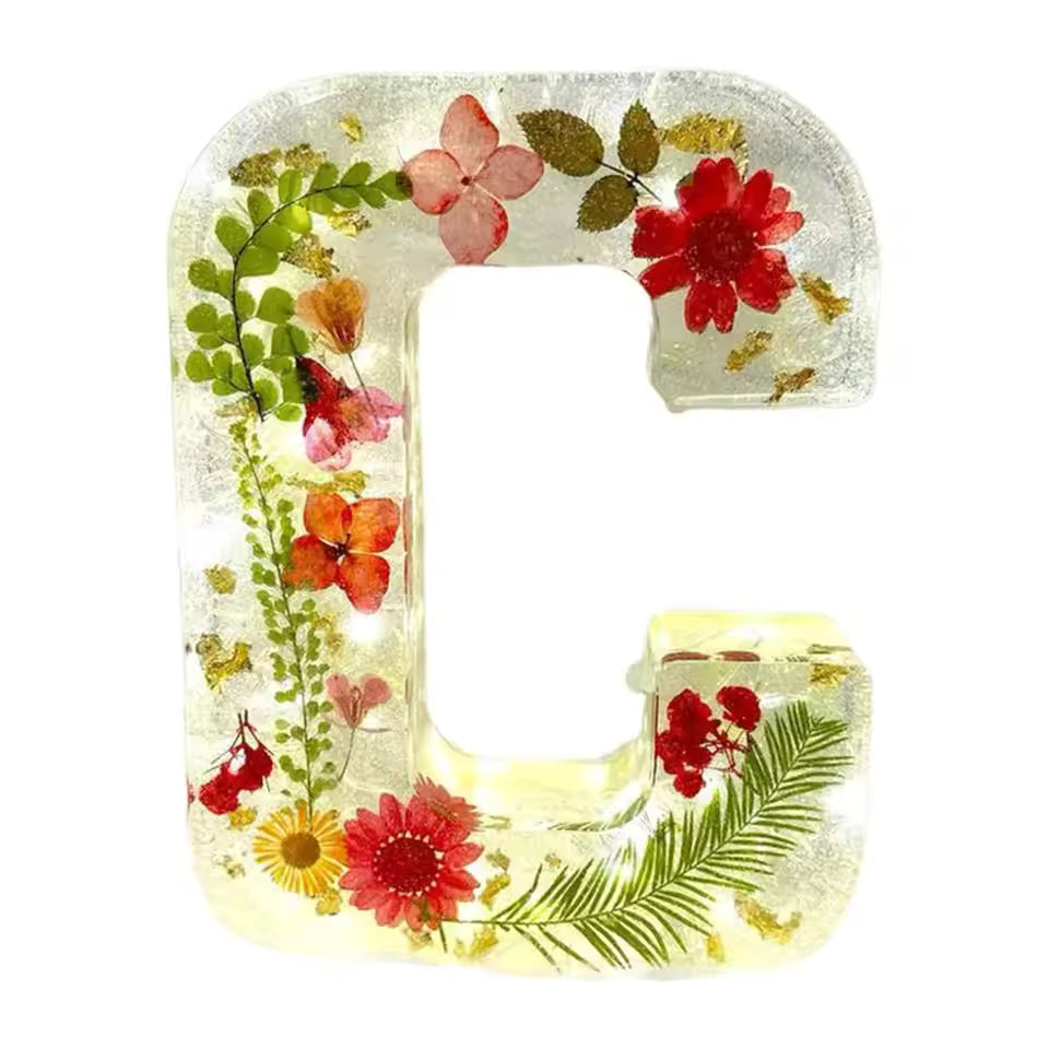 FloraLume™ Květinová pryskyřicová lampička