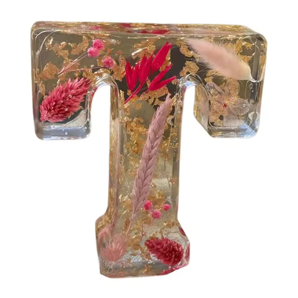 FloraLume™ Květinová pryskyřicová lampička
