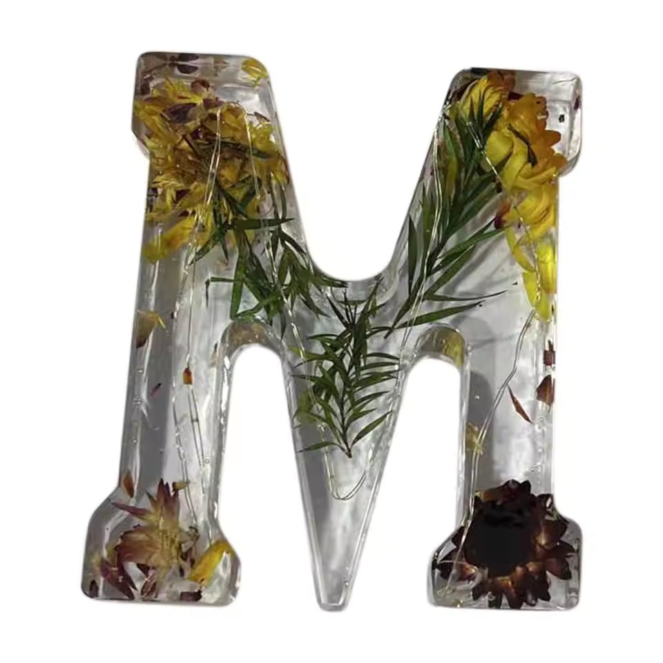 FloraLume™ Květinová pryskyřicová lampička