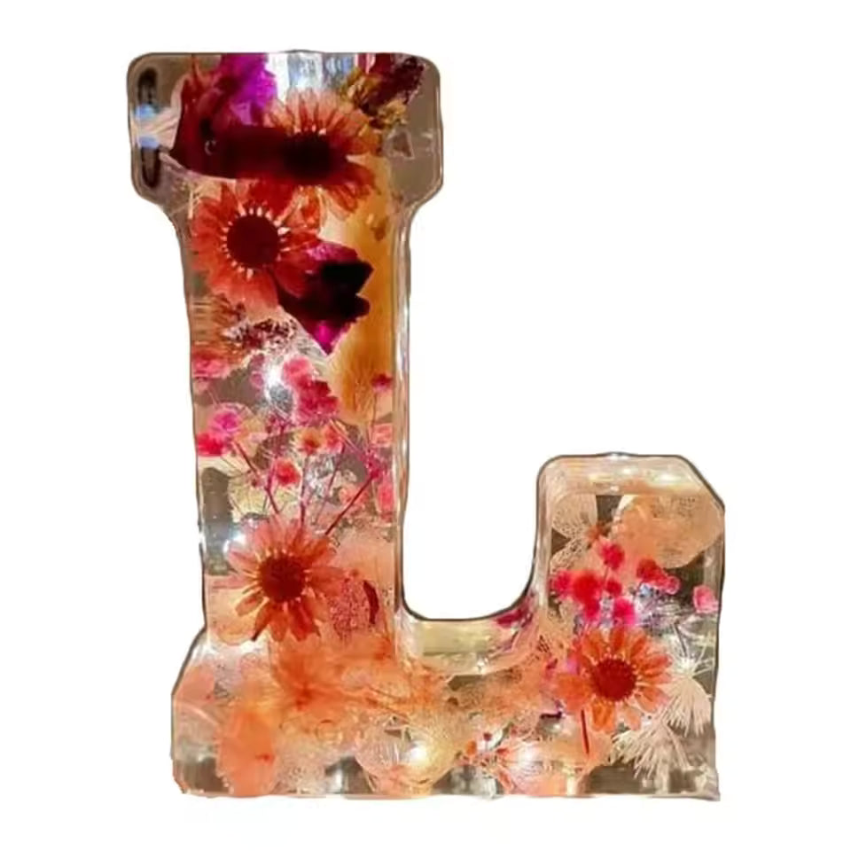 FloraLume™ Květinová pryskyřicová lampička