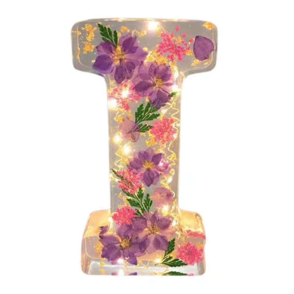 FloraLume™ Květinová pryskyřicová lampička