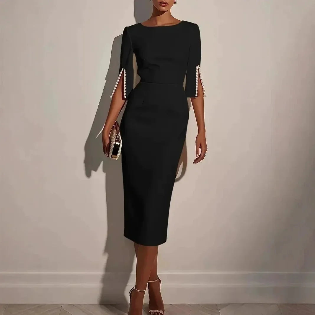 Lara Angelini™ Elegantní pouzdrové šaty pro bezúsilový šarm