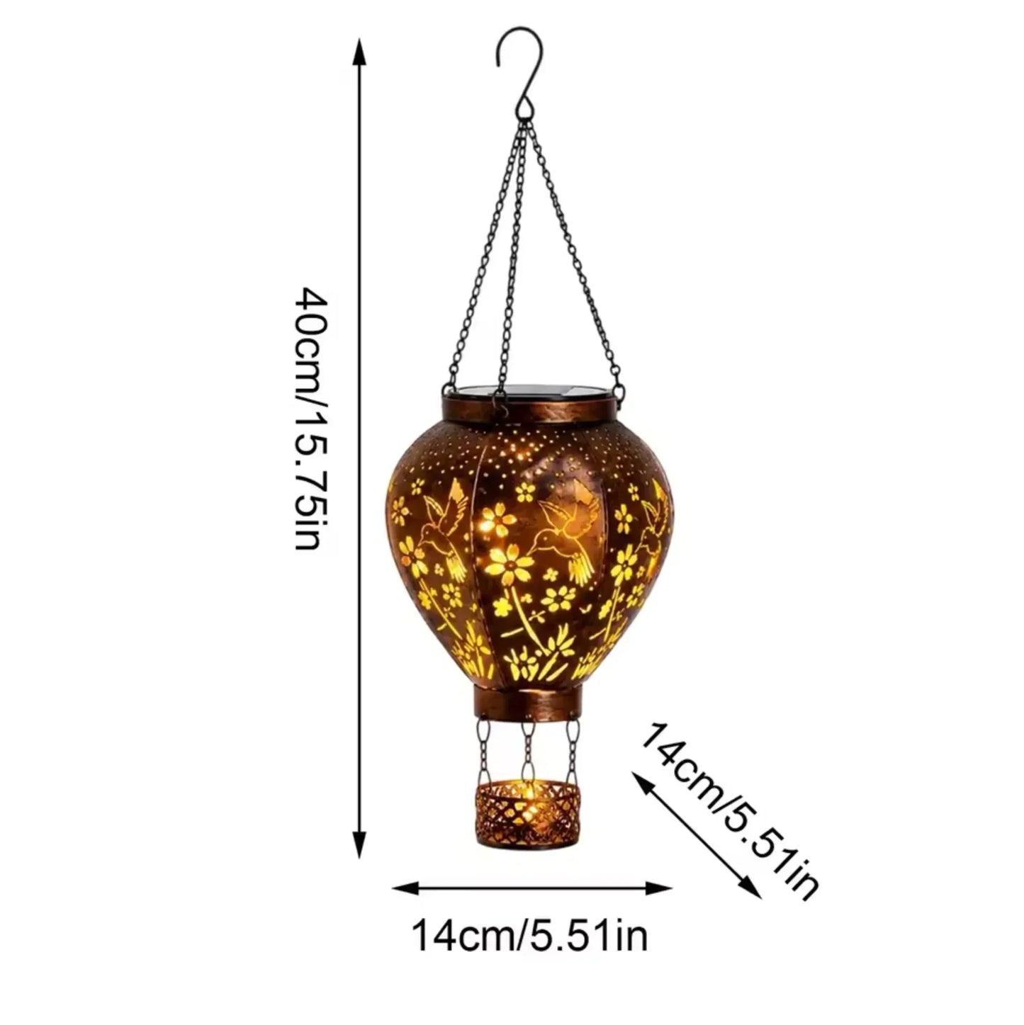 Lumiella™ Solární závěsná balónová lucerna pro kouzelné večery