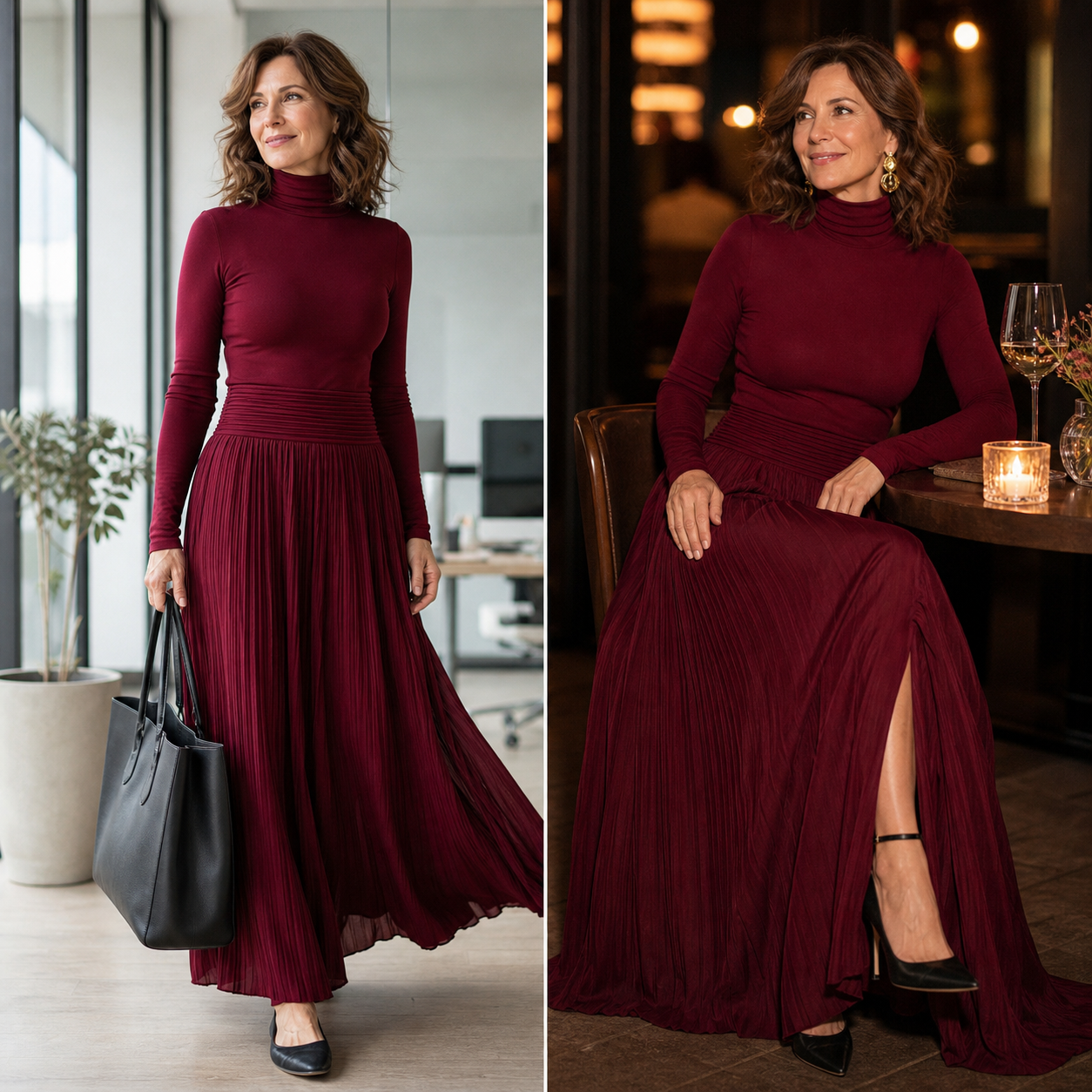 Natalia Berardi™ Elegantní maxi sukně s vysokým pasem na každou příležitost