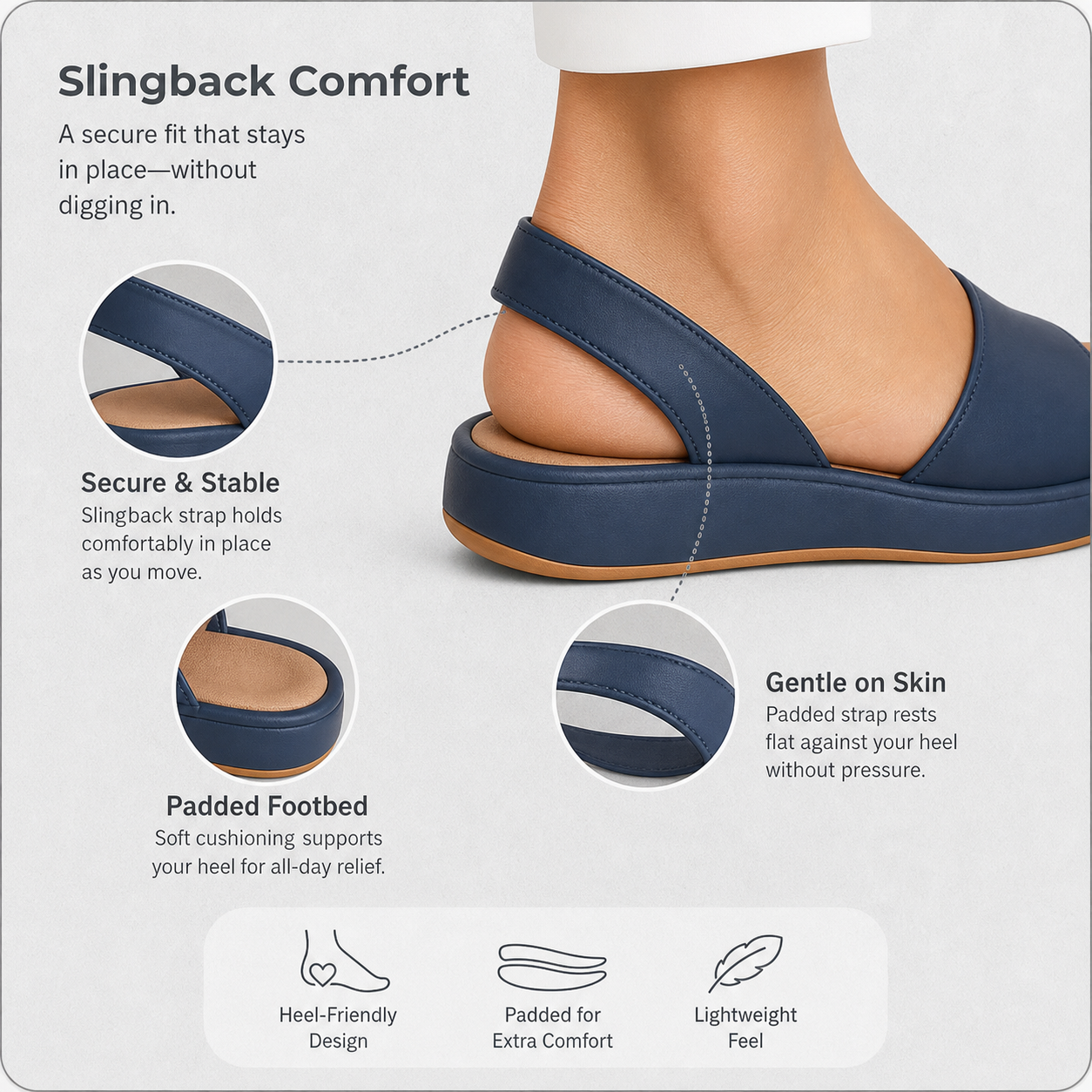 StepCushion Pro™ Polstrované sandály pro chůzi bez bolesti