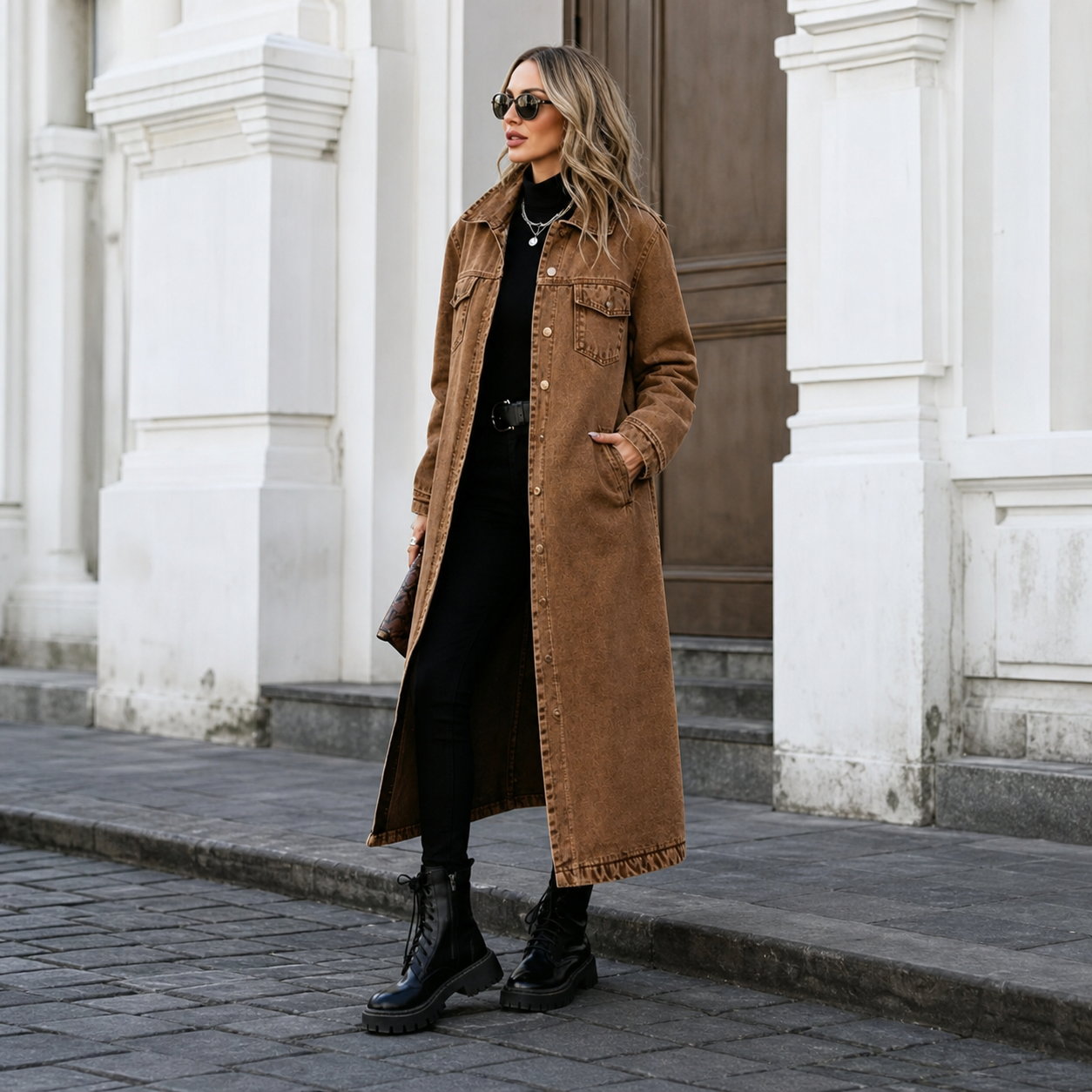 Valeria Bolzano™ Dlouhý zapínací kardigan pro snadné vrstvení
