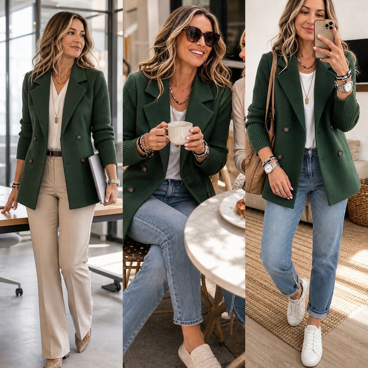 Wanda Cusano™ Sako z jemného materiálu pro elegantní pohodlí každého dne