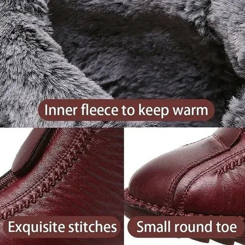 Winterella™ Útulné zimní kotníkové boty na zip