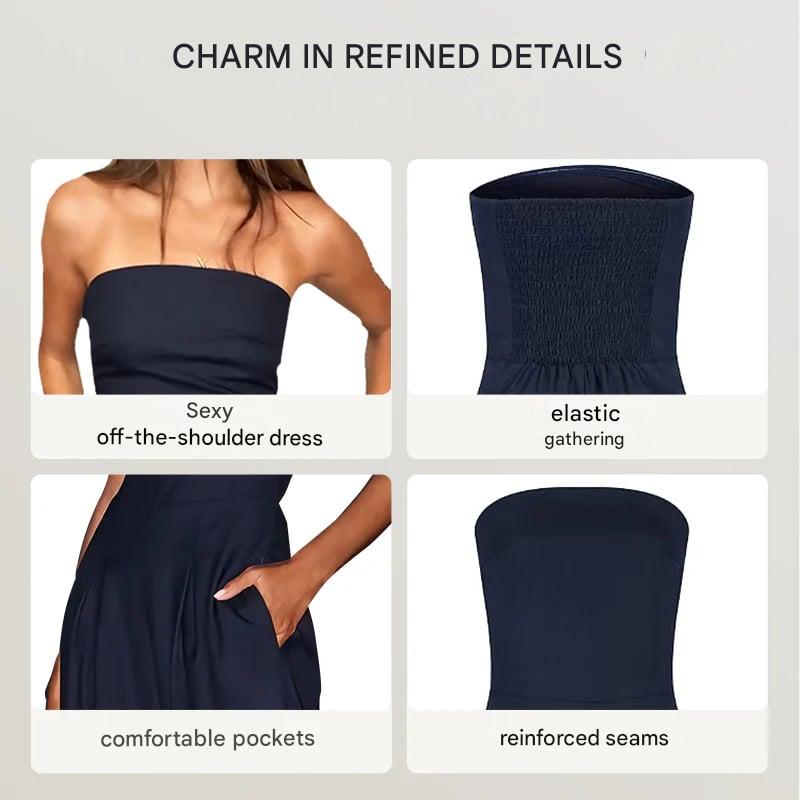 Albina Pompa™ Elegantní overal bez ramínek