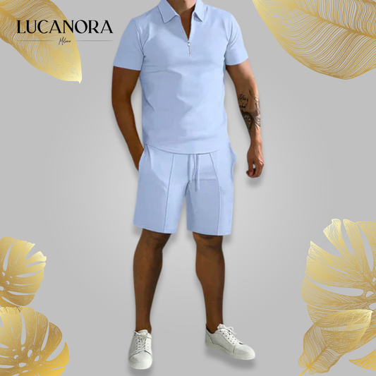 Aleandro Porchia™ Pánské ležérní polo a krátký set