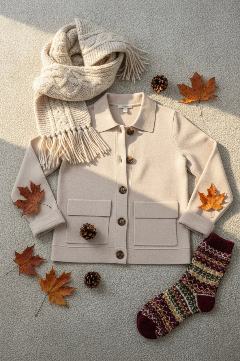 Alina Covelli™ Ležérní svetrs límcem