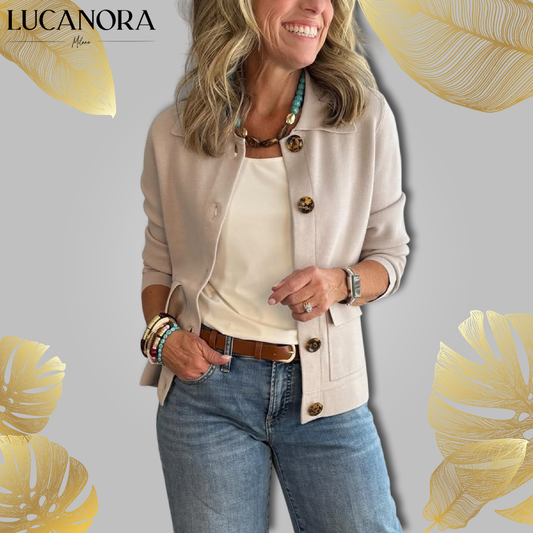 Alina Covelli™ Ležérní svetrs límcem