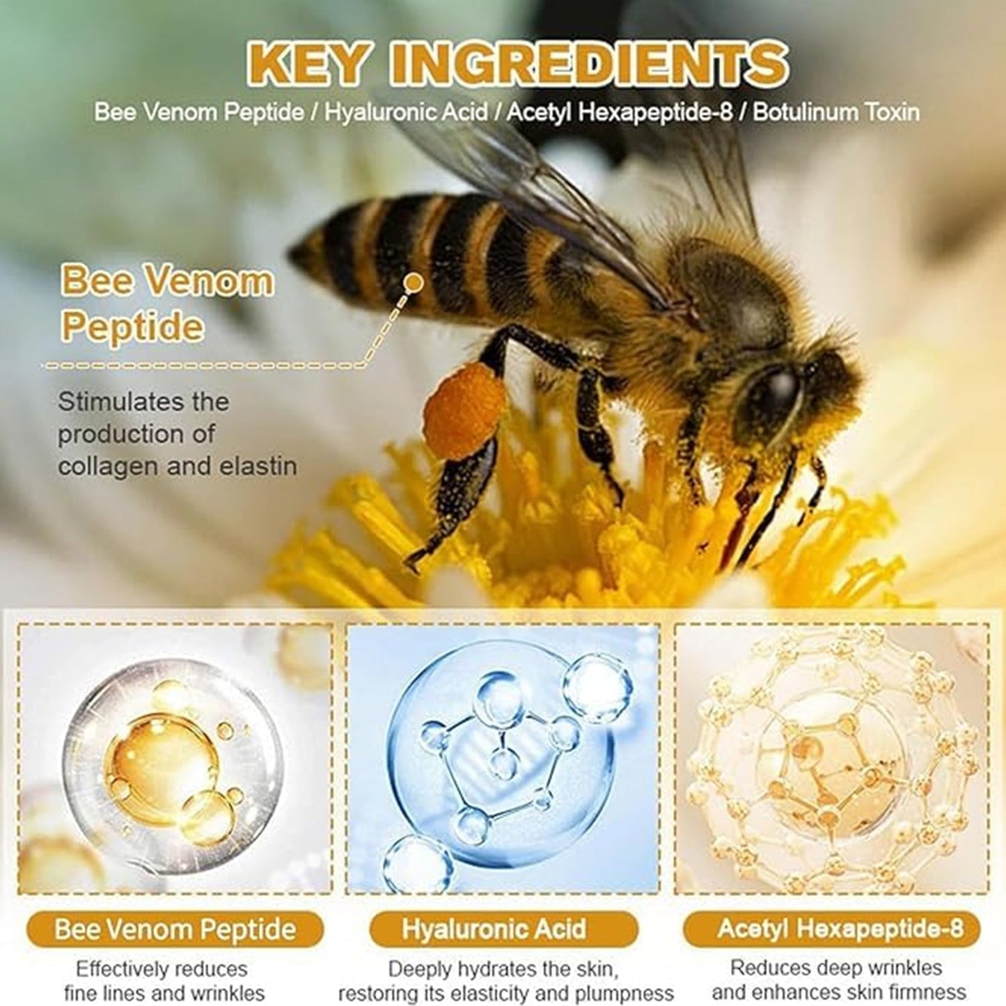 Apitherapy™ Zpevňující pleťový krém s včelím jedem