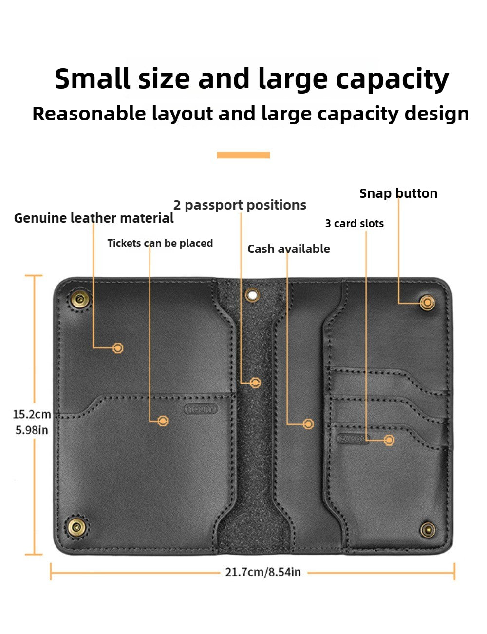 Apsora™ Multifunkční cestovní peněženka