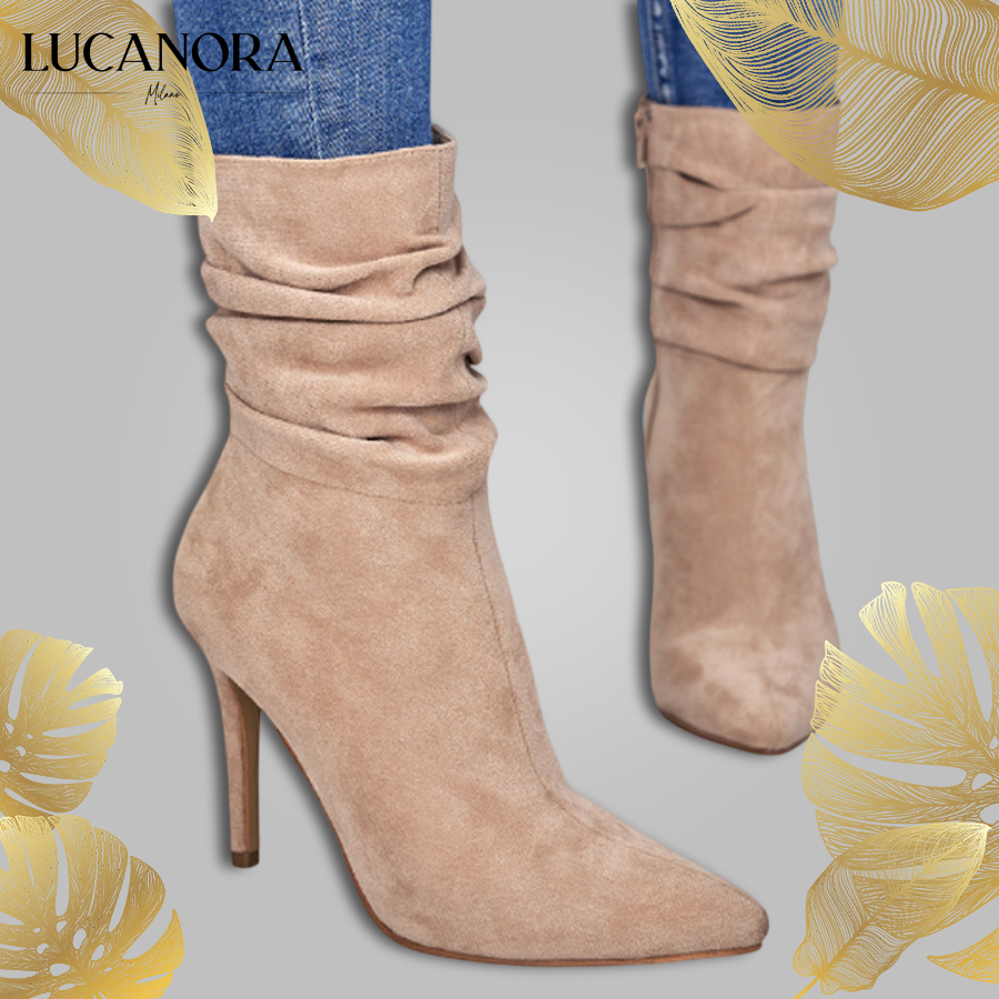 Aurora Curto™ Elegantní semišové vysoké boty