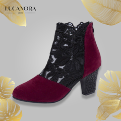 Aurora Marullo™ Letní elegantní vysoké podpatky s krajkou
