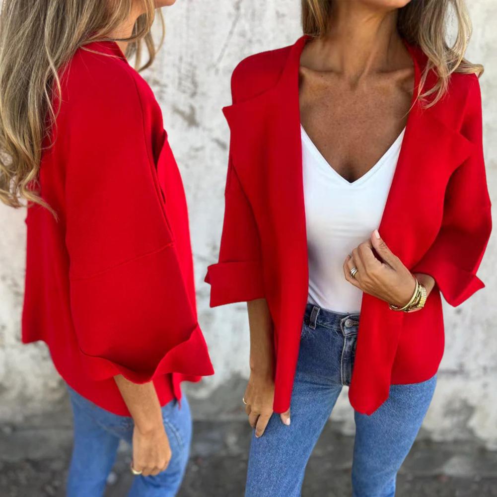 Aza Galati™ Ležérní kardigan z imitace semiše