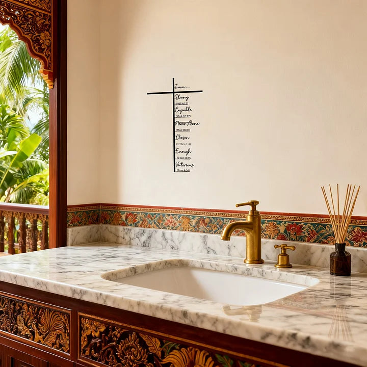 BlessHeart™ Elegantní kovová nástěnná dekorace