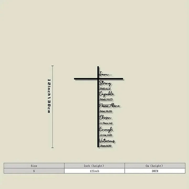 BlessHeart™ Elegantní kovová nástěnná dekorace