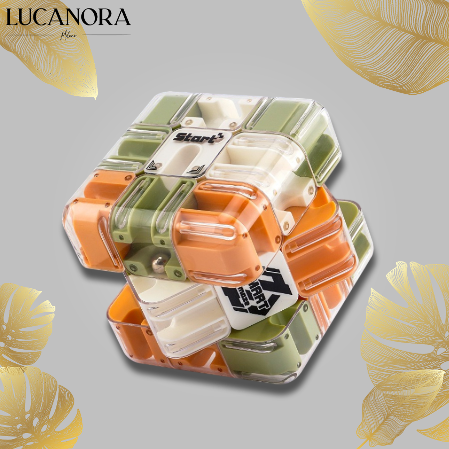 Brainora™ Zábavná 3D kostka s labyrintem