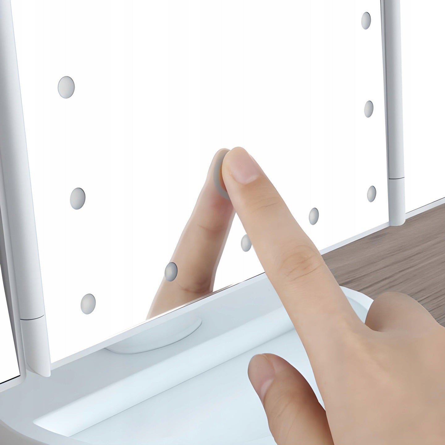 BrightView™ Stolní kosmetické zrcátko s LED osvětlením