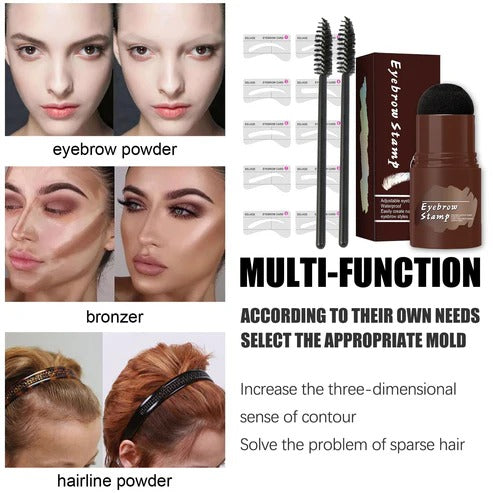 BrowStamp™ sada šablon a razítek pro precizní obočí